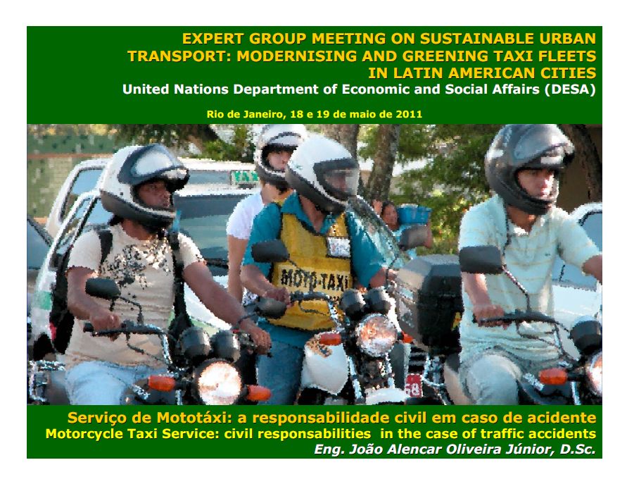 Photo of presentation front page